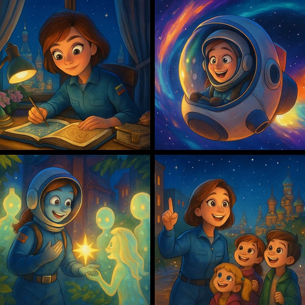 The Cosmonaut and Moscow’s Celestial Gateways
