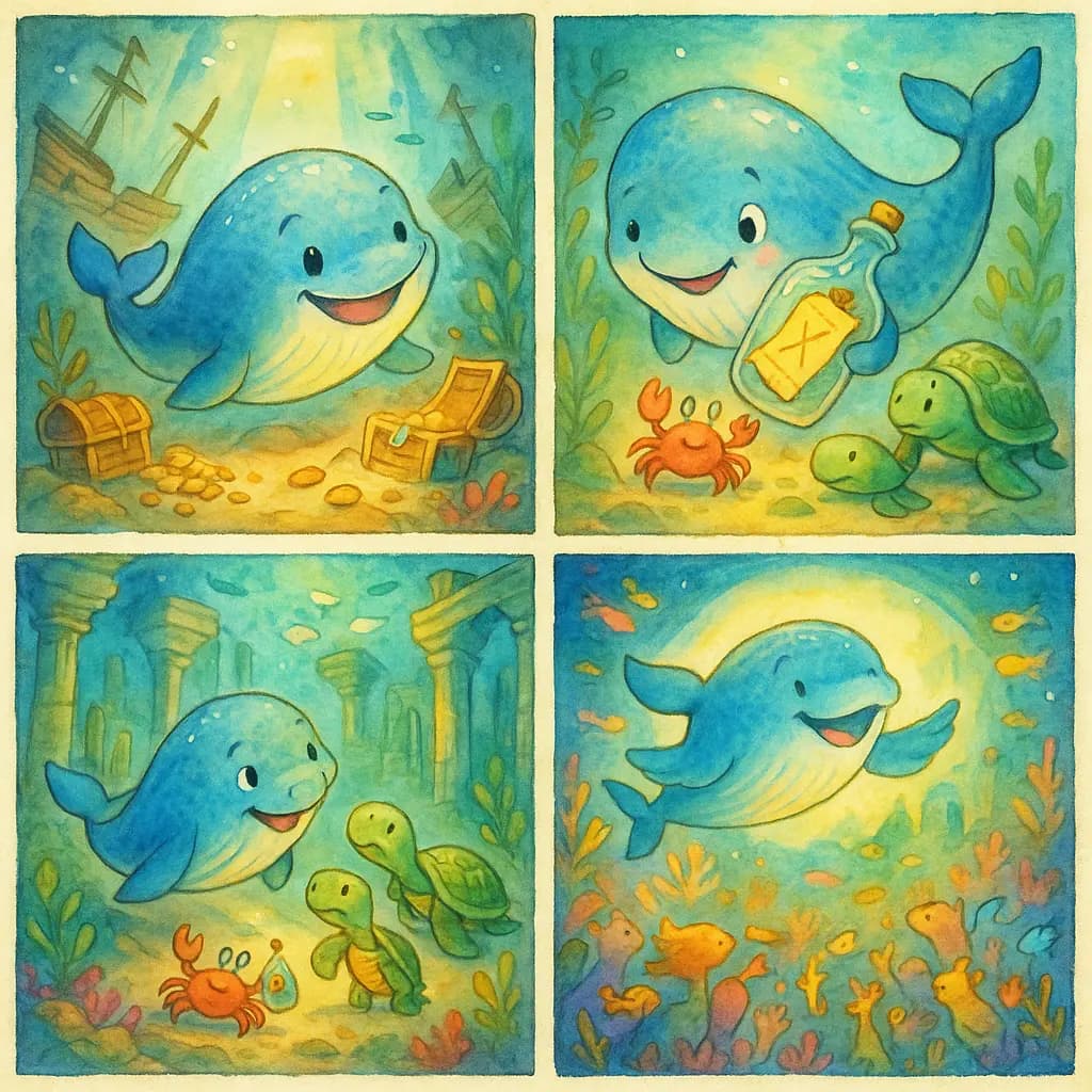 Fable de la Baleine Collectionneuse et des Civilisations Perdues