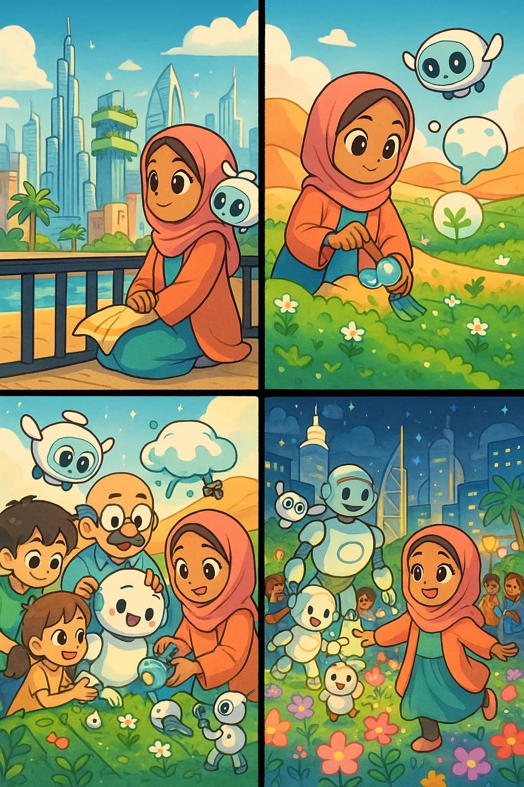 El Sueño Futurista de Utopías en el Desierto en Dubai