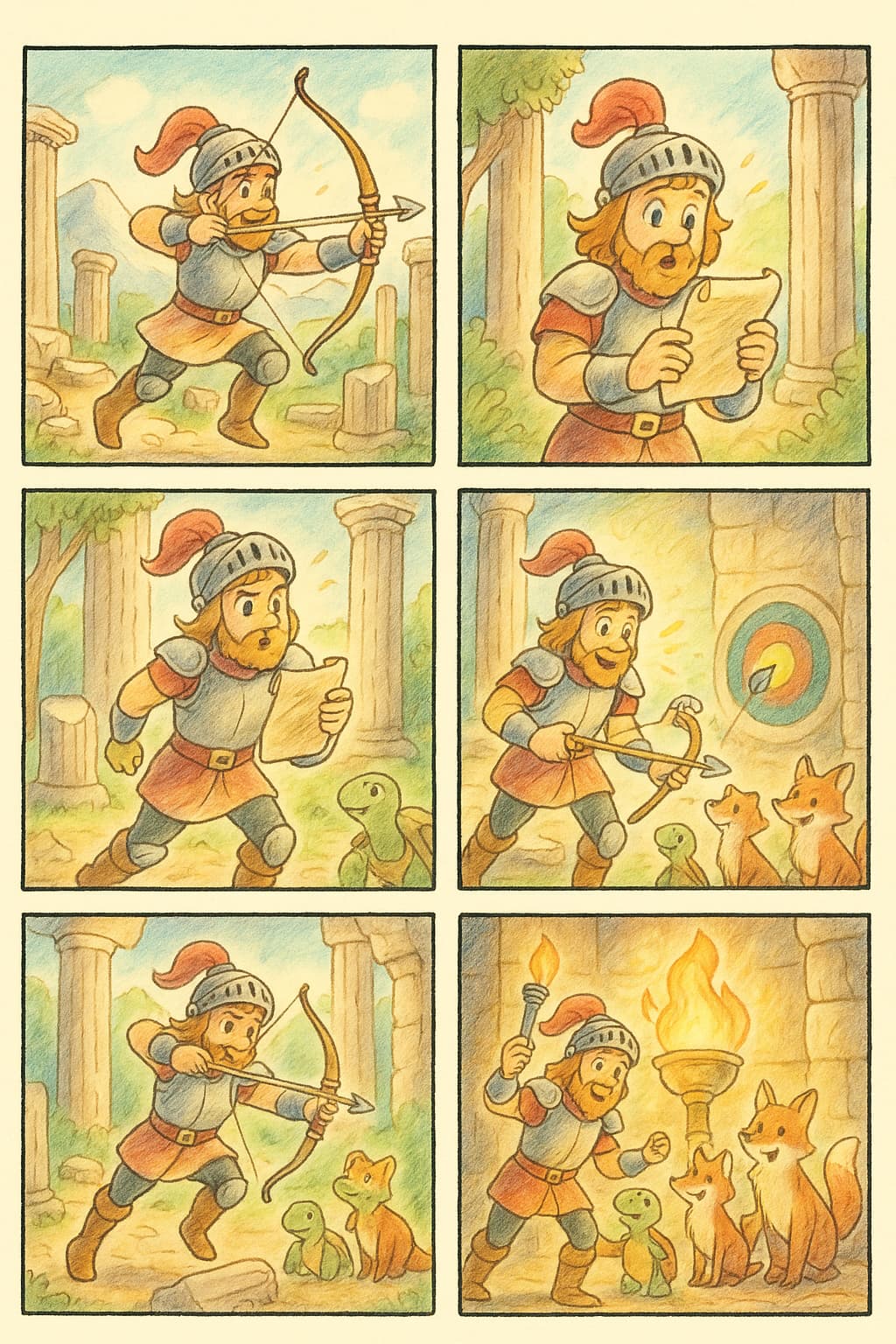 Tale of the Olympic Knight and Ancient Mysteries